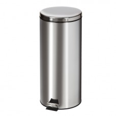 Waste Receptacle Clinton Large Round Stainless Steel Model TR-32S